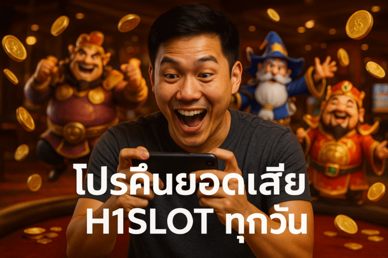 โปรคืนยอดเสีย H1SLOT ทุกวัน
