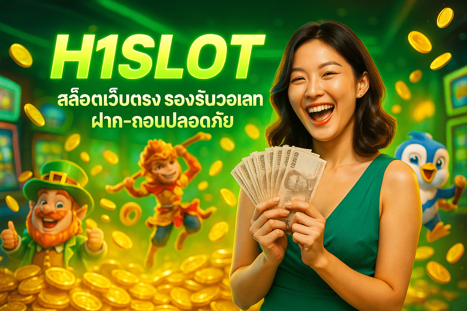 H1SLOT สล็อตเว็บตรง รองรับวอเลท ฝาก-ถอนปลอดภัย