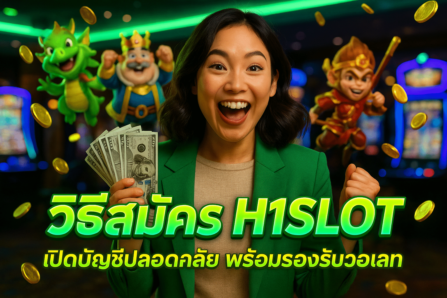 วิธีสมัคร H1SLOT เปิดบัญชีปลอดภัย พร้อมรองรับวอเลท