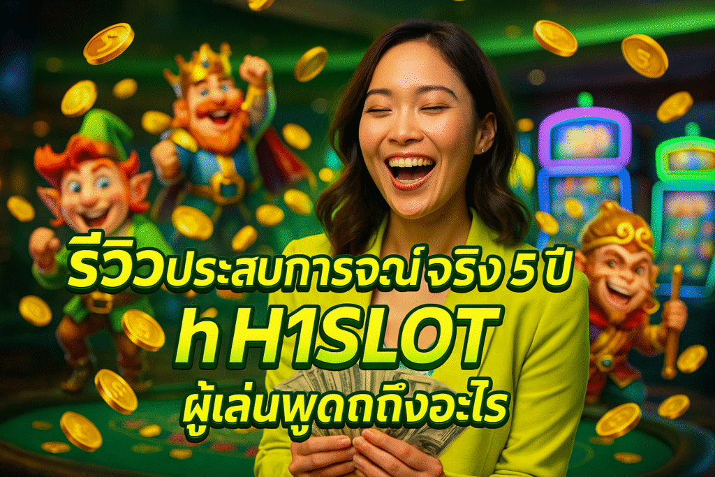 รีวิวประสบการณ์จริง 5 ปี กับ H1SLOT ผู้เล่นพูดถึงอะไร